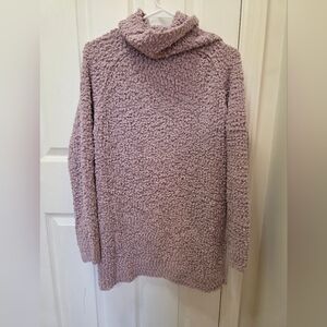 Cozy Lavender Textured Women's Sweater